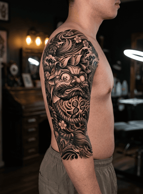 hinh_xam_daruma_bap_tay
