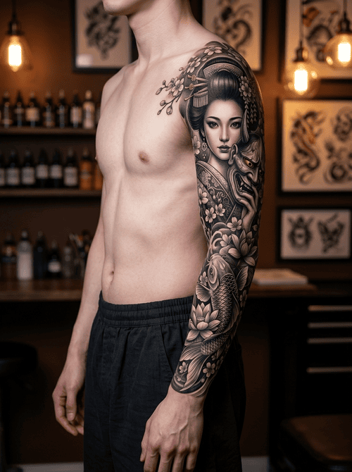 hinh_xam_geisha_ca_chep