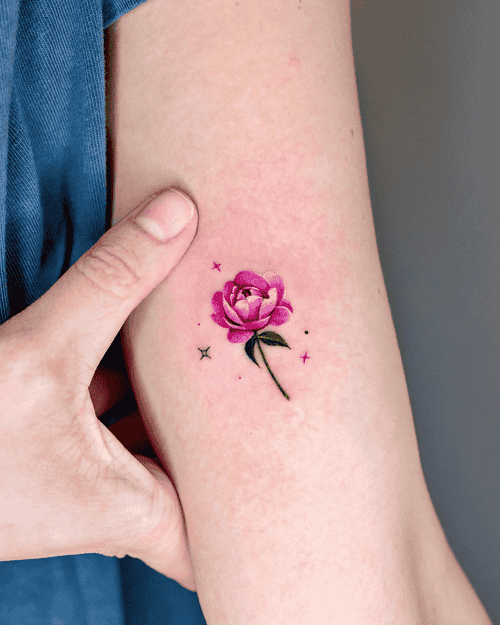 Hình Xăm Hoa Mẫu Đơn 3D - Chân thực và sống động như thật.