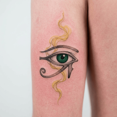 hình xăm con mắt thần Horus đẹp tinh xảo