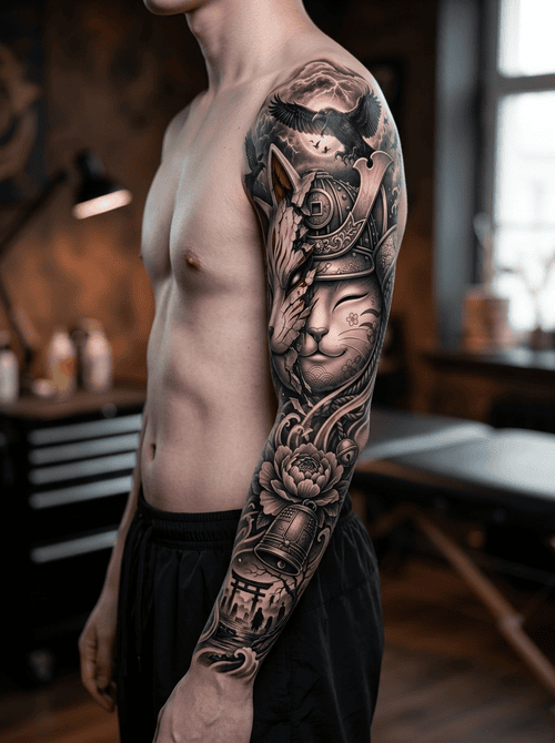 hinh-xam-meo-than-tai-samurai_6