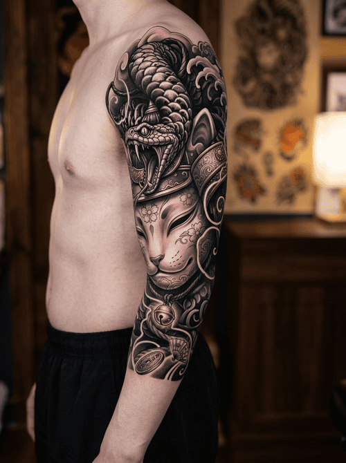 hinh-xam-meo-than-tai-samurai_9