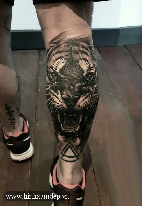 Hình xăm ở chân cho nam cực chất  Đỗ Nhân Tattoo Studio  Facebook
