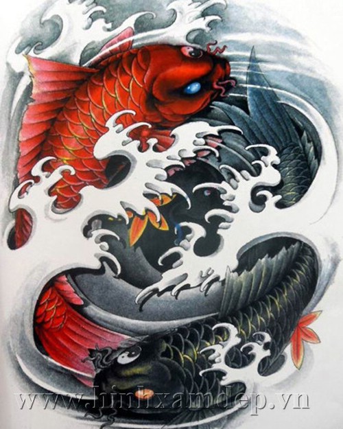 Ý nghĩa Ý nghĩa hình xăm 9 con cá chép trong văn hoá Á Đông