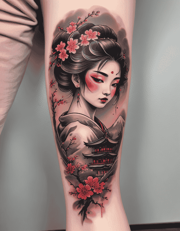 hinh_xam_co_gai_nhat_va_hoa_anh_dao