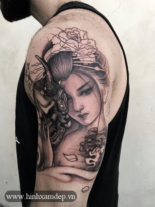 1085 mẫu hình xăm Nhật cổ Full Lưng cực đẹp cho nam  nữ 2023 trắng đen  rồng samurai yakuza tattooo