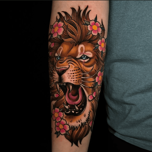 hinh_xam_su_tu_mau_old_school