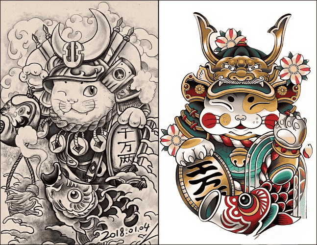 hinh-xam-meo-tan-tai-samurai_2