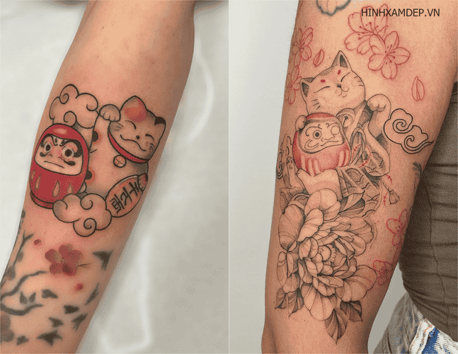 hinh-xam-meo-than-tai-va-daruma_1