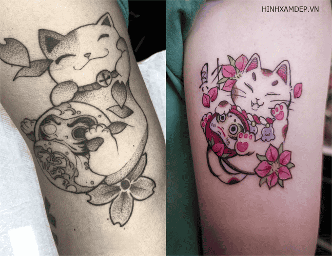 hinh-xam-meo-than-tai-va-daruma_12