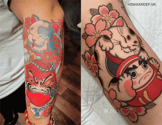 hinh-xam-meo-than-tai-va-daruma_13