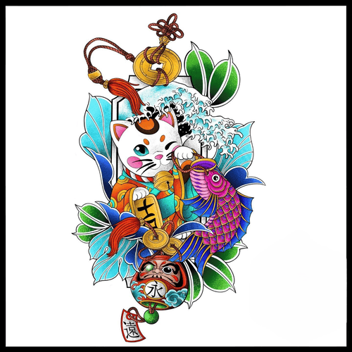 hinh-xam-meo-than-tai-va-daruma_16