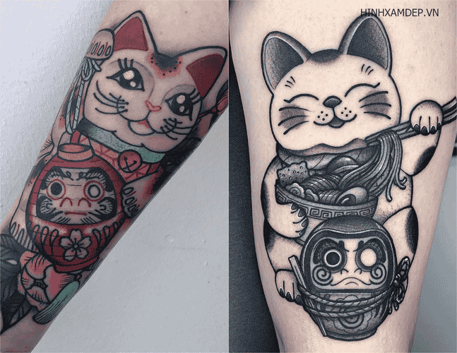 hinh-xam-meo-than-tai-va-daruma_2