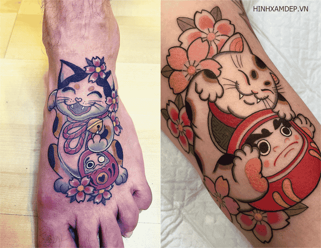 hinh-xam-meo-than-tai-va-daruma_6