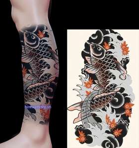 Hình Xăm Bắp Chân Nhật Cổ: những mẫu hình xăm đẹp nhất 2025