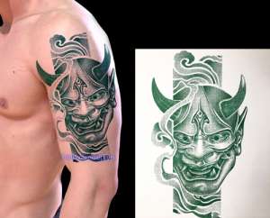 Hình Xăm Nhật Cổ Mặt Quỷ: những mẫu hình xăm đẹp nhất 2025