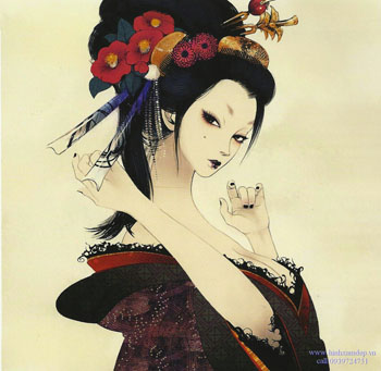 hình xăm geisha (11)
