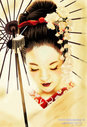 hình xăm geisha (12)