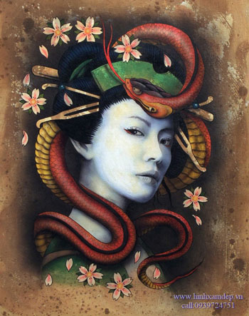 hình xăm geisha (31)