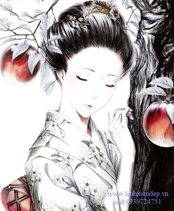 hình xăm geisha ngệ thuật(49)