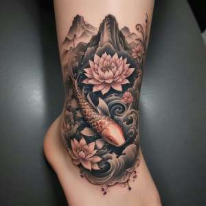 Khám Phá Bộ Sưu Tập Hình Xăm Vòng Chân Cá Chép Nữ Đẹp