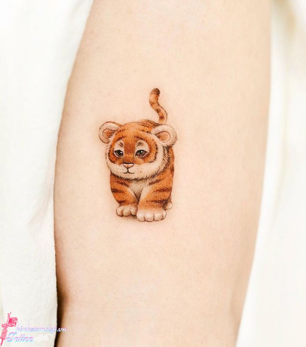 Hình Xăm Hổ Cute - Những mẫu thiết kế cực kỳ dễ thương 2025