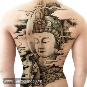 hinh xam tuong phat ba quan am