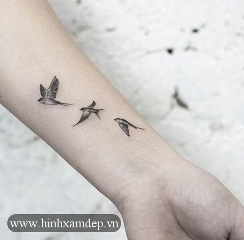 hình xăm mini ở tay