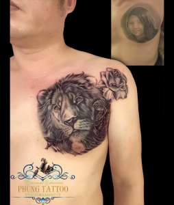 Sửa hình xăm cọp ở ngực 2024