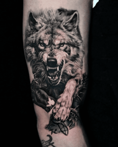Hình Xăm Sói 3D - Nghệ Thuật Tạo Nên Sức Mạnh Đầy Ấn Tượng