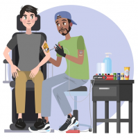 Mẹo tìm tiệm xăm tốt nhất gần đây; cách chăm sóc hình xăm mới của bạn