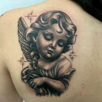 Hình xăm thiên thần: Mẫu Tattoo đẹp nhất 2025