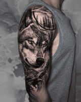 Top mẫu thiết kế hình xăm sói đẹp nhất 2025