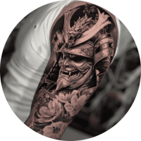 Hình Xăm Samurai  - Ý Nghĩa Sâu Sắc và 5+ Phong Cách Hot Nhất 2025