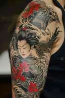 Ý nghĩa hình xăm geisha: Đừng hiểu nhầm biểu tượng này