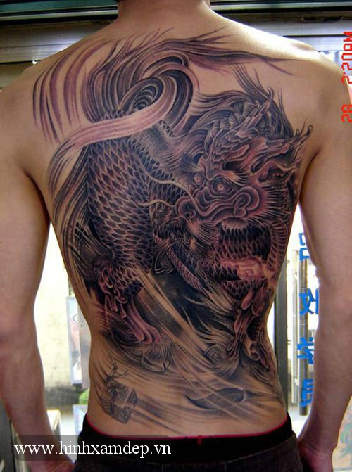 Hình xăm maori tattoo kín cánh tay nam